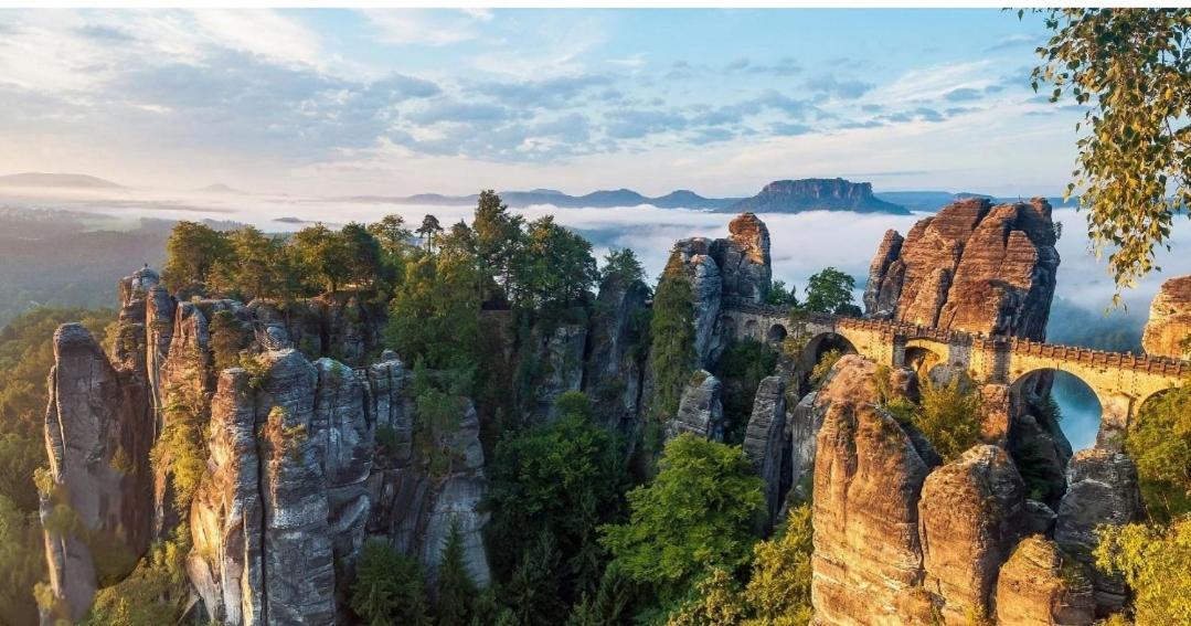 Ferienwohnung Nahe Schloss Kuckuckstein,Infrarotsauna, Hunde Liebstadt 外观 照片