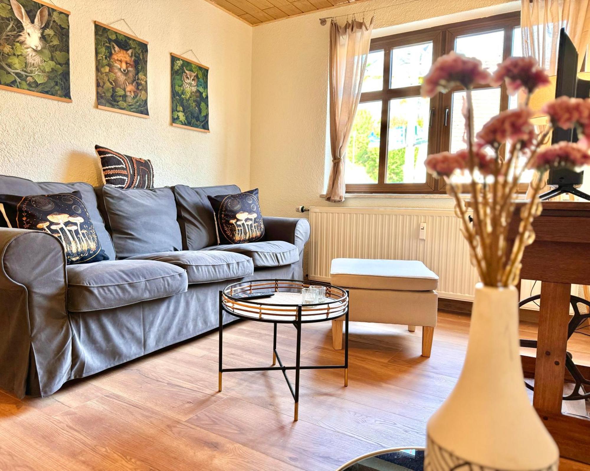Ferienwohnung Nahe Schloss Kuckuckstein,Infrarotsauna, Hunde Liebstadt 外观 照片