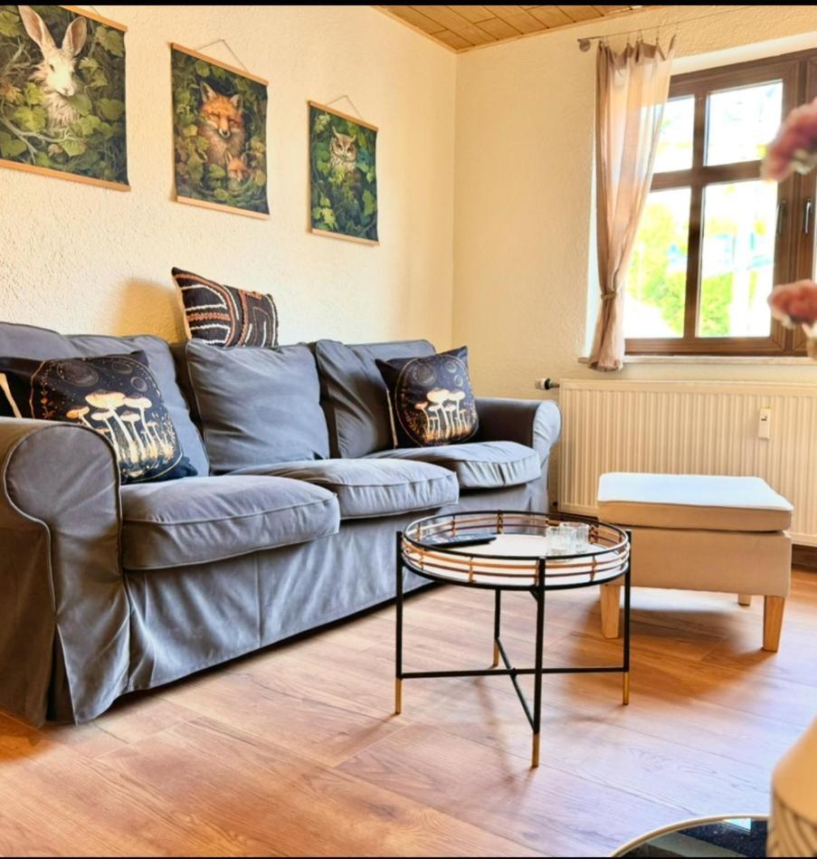 Ferienwohnung Nahe Schloss Kuckuckstein,Infrarotsauna, Hunde Liebstadt 外观 照片
